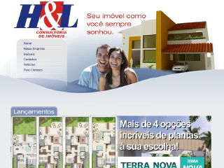 Thumbnail do site H&L Imobiliária