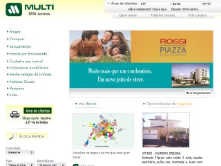 Thumbnail do site Multi imobiliária