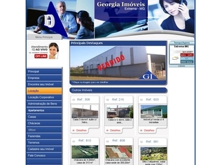 Thumbnail do site Georgia Imóveis