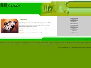 Thumbnail do site RH Profiler - Gesto de Recursos Humanos