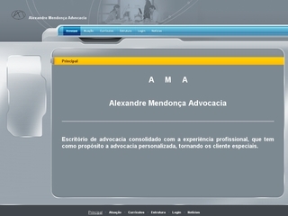 Thumbnail do site Alexandre Botelho de Mendona Advocacia