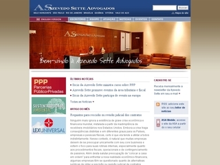 Thumbnail do site Azevedo Sette Advogados