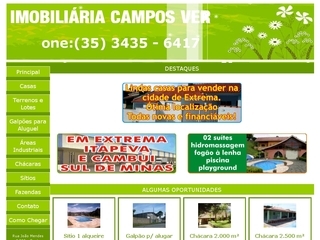 Thumbnail do site Imobilária Campos Verdes