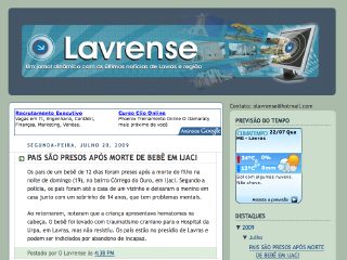 Thumbnail do site O Lavrense