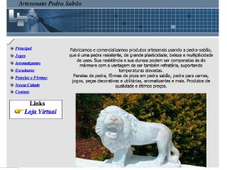 Thumbnail do site Artesanato Pedra Sabão