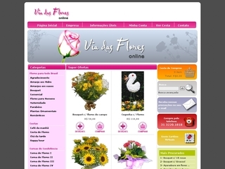 Thumbnail do site Floricultura Via das Flores