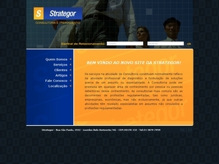 Thumbnail do site Strategor - Consultoria e Treinamento