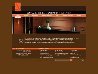 Thumbnail do site Santiago, Torres e Saldanha Advogados