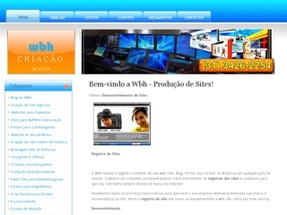 Thumbnail do site WBH Criao de Sites
