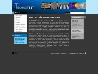 Thumbnail do site Technotest Consultoria