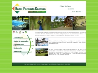 Thumbnail do site Hotel Fazenda Confins