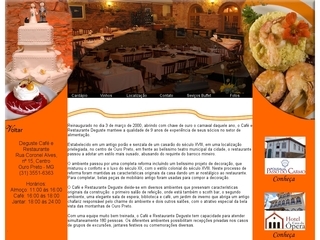 Thumbnail do site Caf e Restaurante Deguste