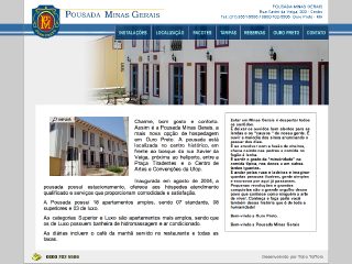 Thumbnail do site Pousada Minas Gerais