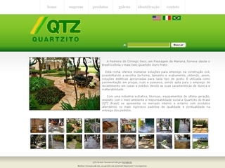 Thumbnail do site Quartzito do Brasil Ltda 