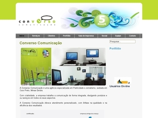 Thumbnail do site Converso Comunicação 