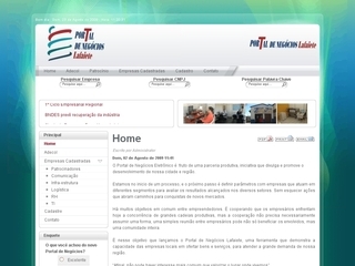 Thumbnail do site Portal de Negcios - Conselheiro Lafaiete