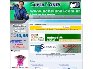 Thumbnail do site Achei Una - Site de Buscas de Una