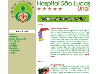 Thumbnail do site Hospital So Lucas