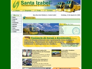 Thumbnail do site Santa Izabel