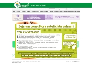 Thumbnail do site Valmari Dermocosméticos