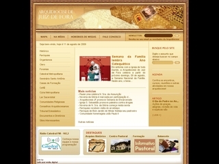Thumbnail do site Arquidiocese de Juiz de Fora
