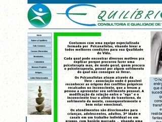 Thumbnail do site Equilibrio Consultoria e Qualidade de VIda