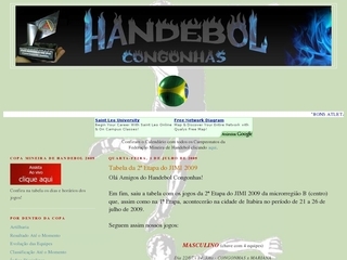Thumbnail do site Handebol Congonhas