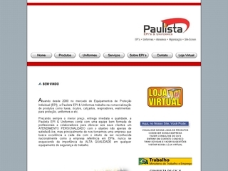 Thumbnail do site PaulistaEPI & Uniformes Ltda