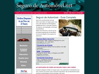 Thumbnail do site Seguro de Automóvel em Belo Horizonte. 