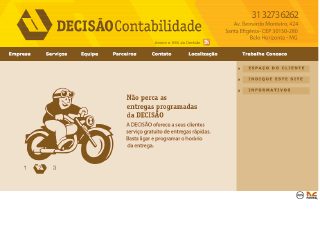 Thumbnail do site Deciso Contabilidade