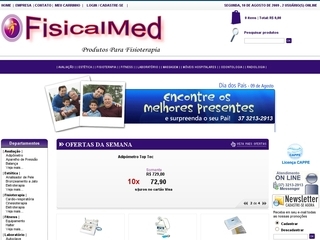 Thumbnail do site FisicalMed