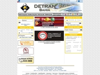 Thumbnail do site DETRAN - Bahia