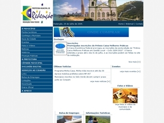 Thumbnail do site Prefeitura Municipal de Redeno