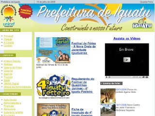 Thumbnail do site Prefeitura Municipal de Iguatu