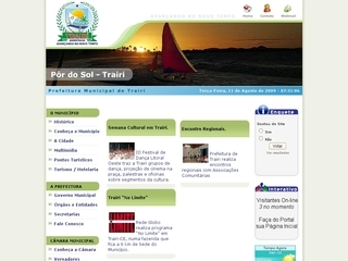 Thumbnail do site Prefeitura Municipal de Trairí