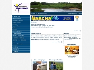 Thumbnail do site Prefeitura Municipal de Apuiarès