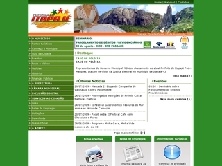 Thumbnail do site Prefeitura Municipal de Itapajé