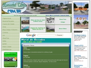 Thumbnail do site MonsenhorTabosa.com.br