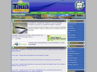 Thumbnail do site Prefeitura Municipal de Tau