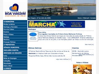 Thumbnail do site Prefeitura Municipal de Boa Viagem