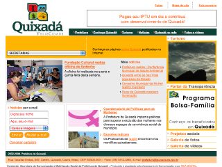 Thumbnail do site Prefeitura Municipal de Quixad