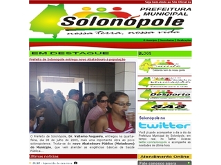 Thumbnail do site Prefeitura Municipal de Solonopole