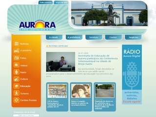 Thumbnail do site Prefeitura Municipal de Aurora