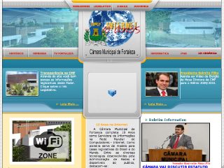 Thumbnail do site Site Oficial da Câmara Municipal de Fortaleza