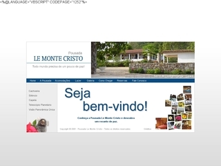 Thumbnail do site Pousada Le Monte Cristo