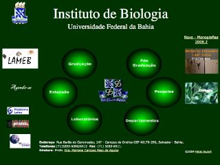 Thumbnail do site Instituto de Biologia