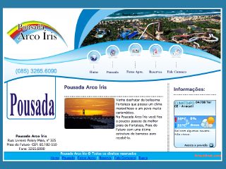 Thumbnail do site Pousada Arco ris