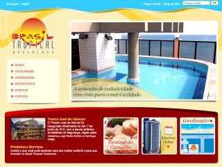 Thumbnail do site Brasil Tropical Residence