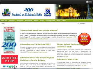 Thumbnail do site FAMEB - Faculdade de Medicina da Bahia