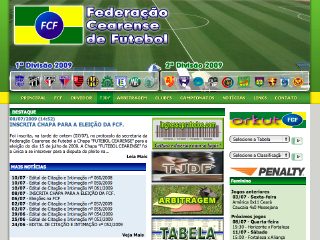 Thumbnail do site FCF - Federao Cearense de Futebol